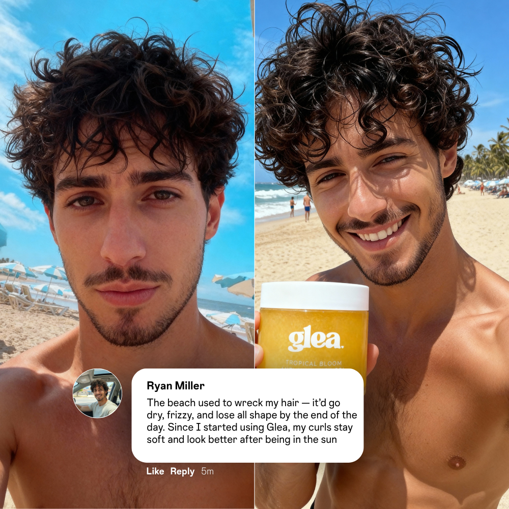 Glea Tropical Bloom Anti-Humidity Curl Gel