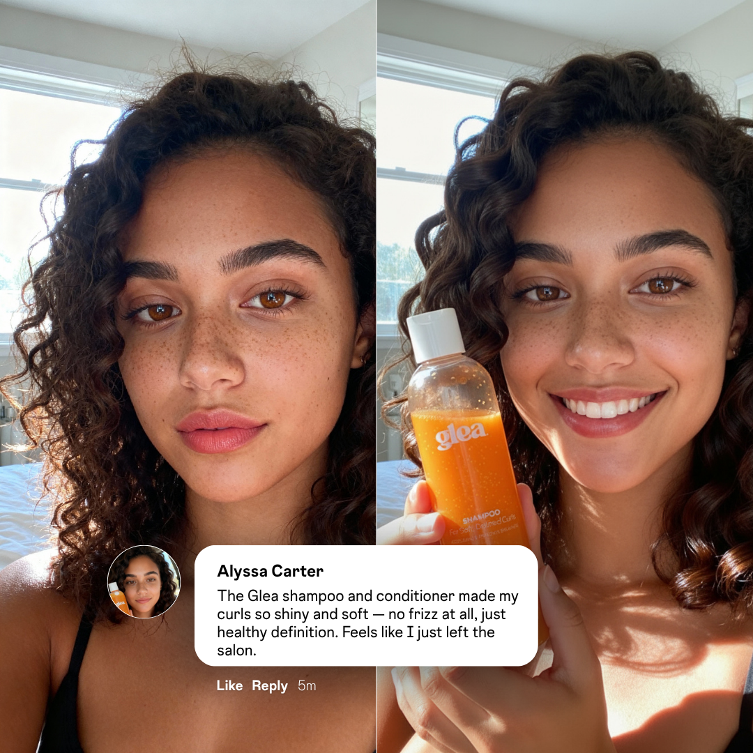 Glea Repair & Shine Shampoo & Conditioner