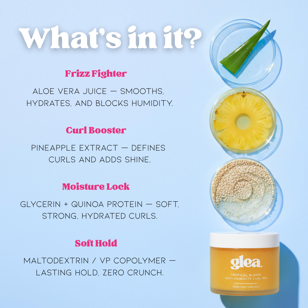 Glea Tropical Bloom Anti-Humidity Curl Gel